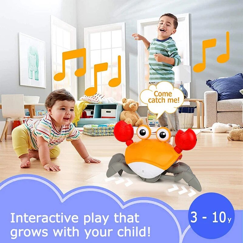 Crawling Crab Interactive Toy