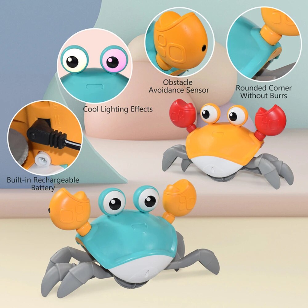 Crawling Crab Interactive Toy